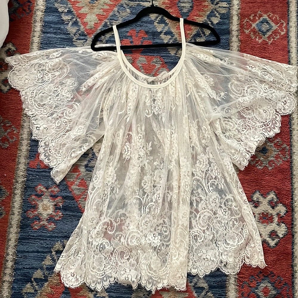 Dreamy Jen’s Pirate Booty & Free People Lace Dress M/L